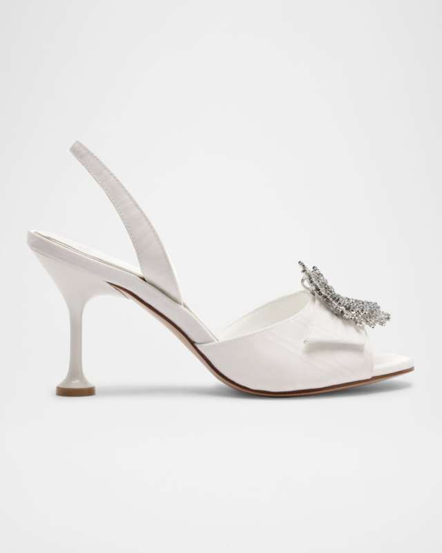 Easy Madelina Embellished Satin 85 Pumps